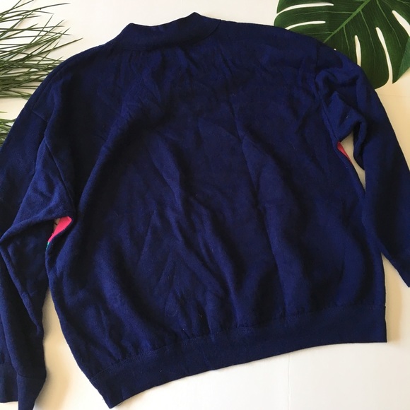 Colorblock Stripe Crewneck Sweater